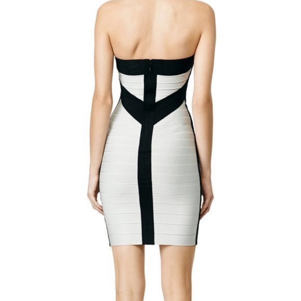 Herve Leger Nerves of Steel Bandage Dress side S - Picture 4 of 9